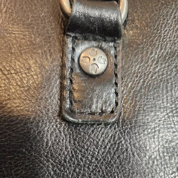Patricia Nash Black Leather Satchel - Picture 8 of 13